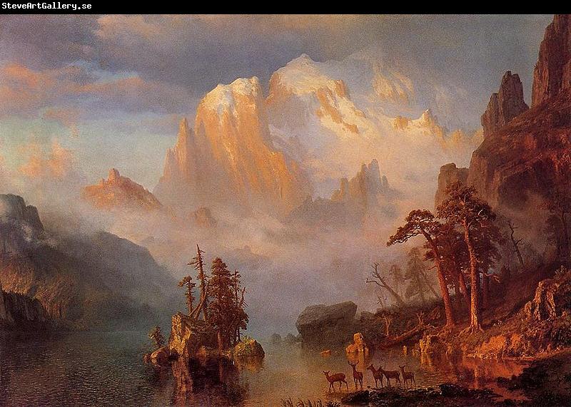 Albert Bierstadt Rocky Mountains